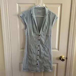 Urban Outfitters Striped Button-Up Dress